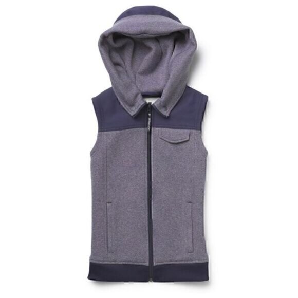 Burton We Starr Vest DryRide Sleeveless Hoodie Sz Small Blue - Picture 1 of 10